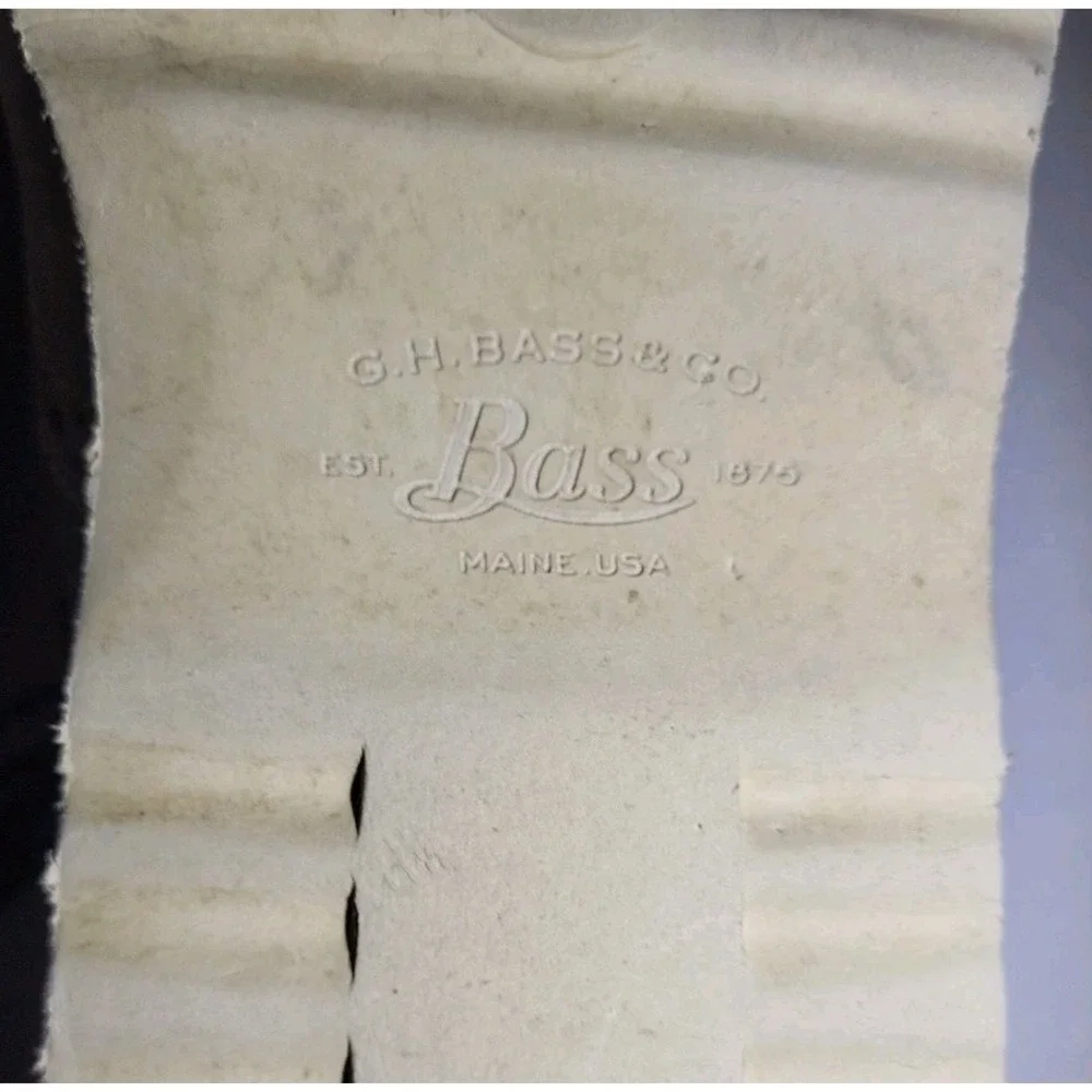 G.H. Bass & Co. Brown Wingtip Brogue Lace-Up Oxfords
